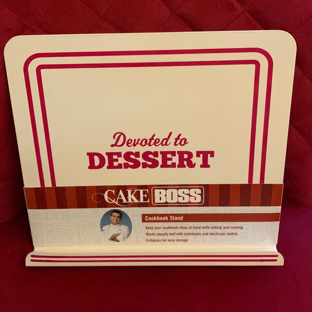 Cake Boss Cookbook Tablet Holder NEW